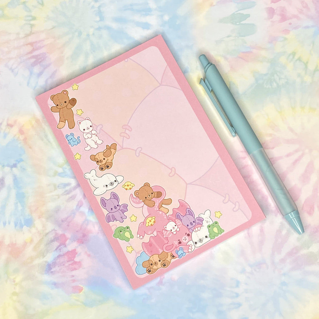 Plushie Hoarding Dragon Notepad