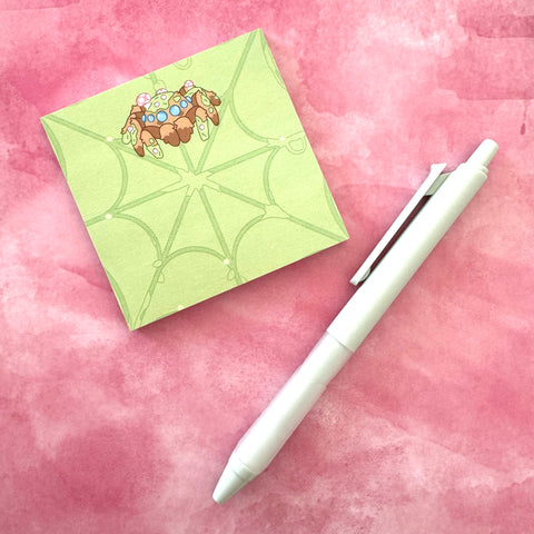 Mossy Spider Sticky Notes
