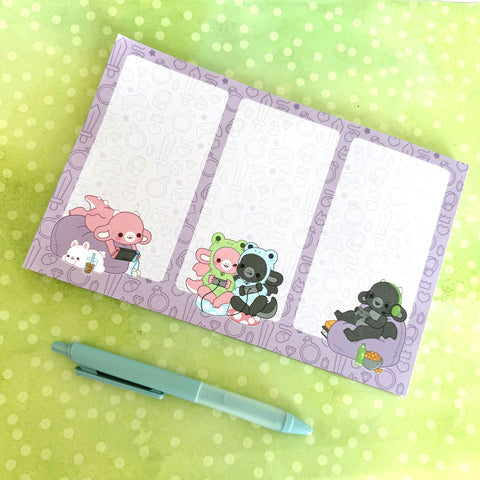 Gamer Dragons Large Notepad