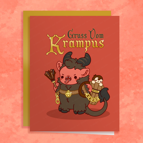 Greetings from Krampus Holiday Card