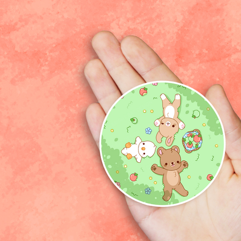 Apple Pals Vinyl Sticker