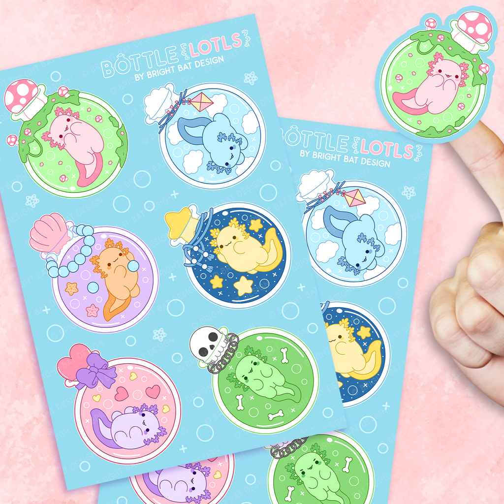 Bottle Lotl Sticker Sheets (2 Pack)