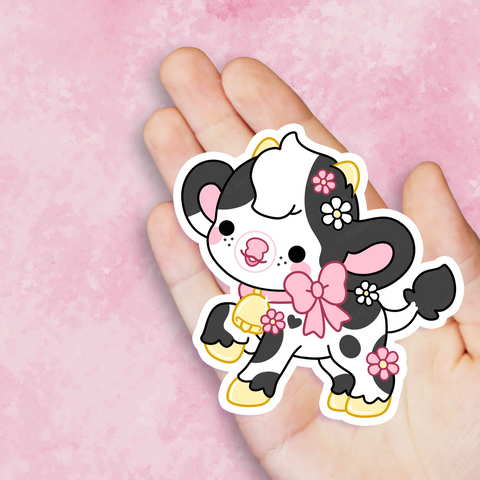 Daisy the Cow Vinyl Sticker