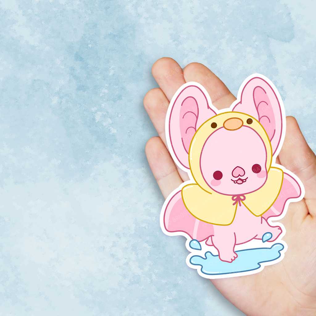 Duck Coat Bright Bat Vinyl Sticker