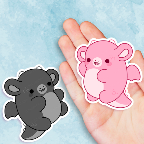 Ink and Blush Dragon Nuggets Vinyl Sticker