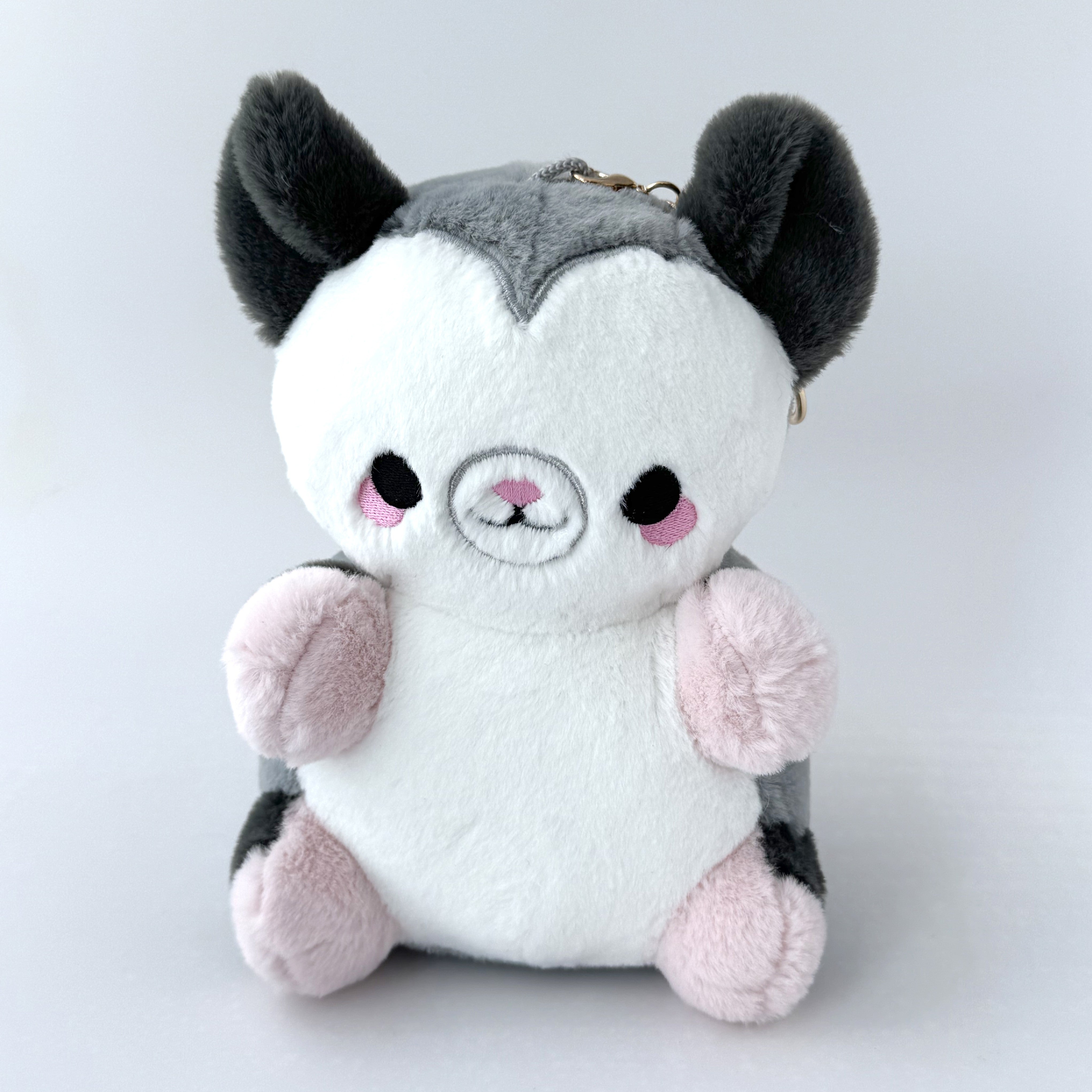 Opossum Nugget Keychain Plushie – Bright Bat Design