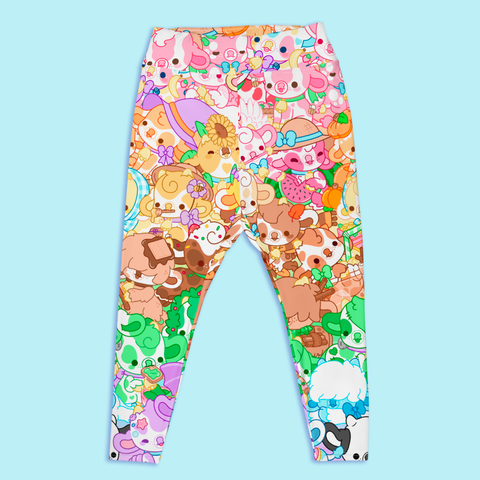 Cow Collage Plus Size Leggings