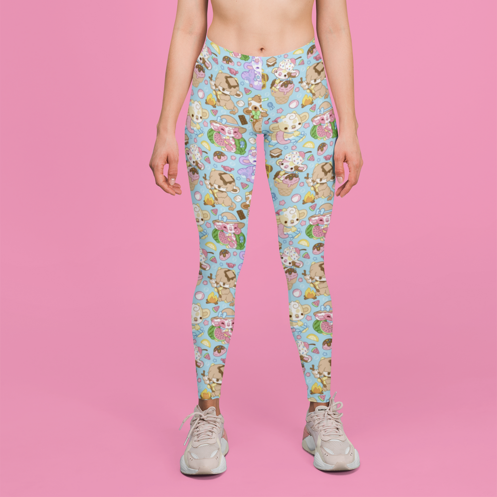 Summer Cow Leggings