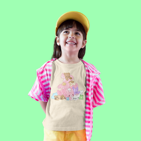 Plushie Hoarding Dragon Kids Tshirt