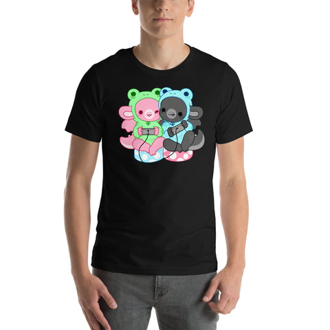 Ink and Blush Frog Gamers TShirt