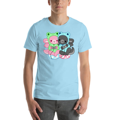 Ink and Blush Frog Gamers TShirt
