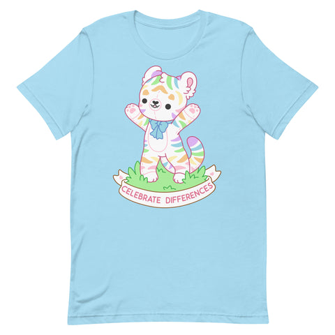 Celebrate Differences Rainbow Tiger TShirt