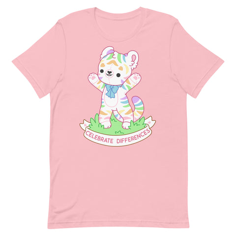 Celebrate Differences Rainbow Tiger TShirt