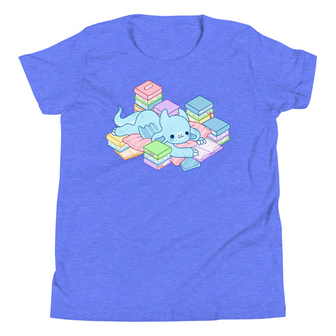 Book Hoarding Dragon Kids TShirt