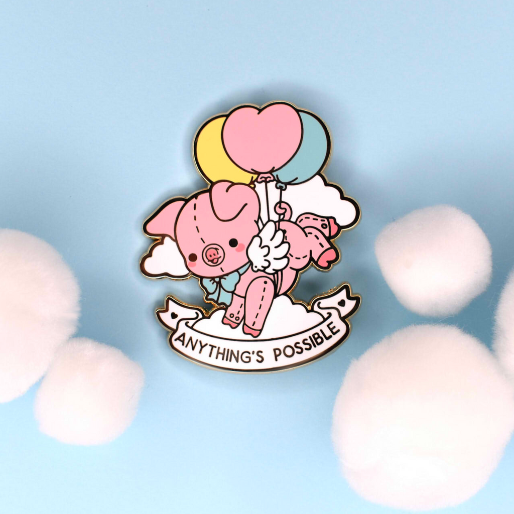 Anything's Possible Pig Enamel Pin