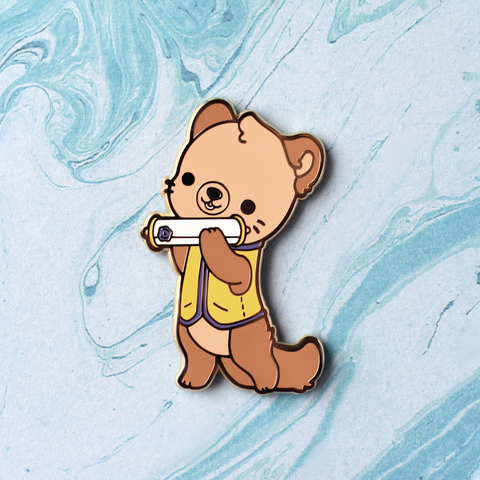 Crescent City Delivery Otter Enamel Pin