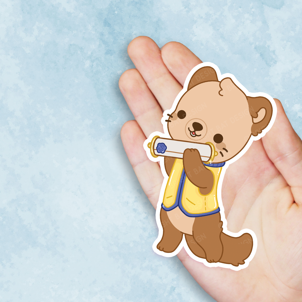 Crescent City Delivery Otter Vinyl Sticker