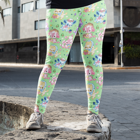 Garden Cows Plus Size Leggings