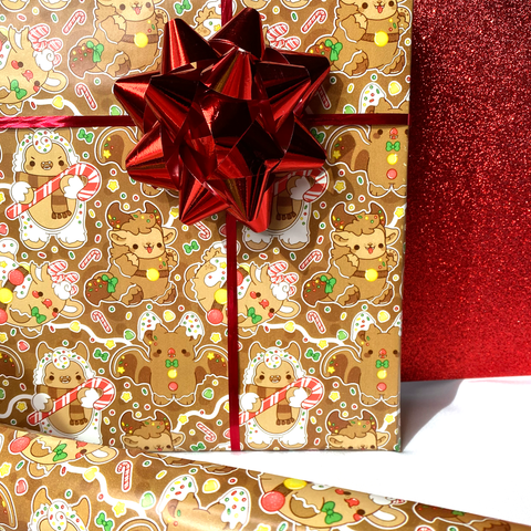 Gingerbread Wrapping Paper