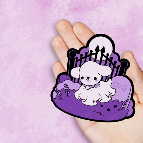 Good Boy Forever Graveyard Vinyl Sticker