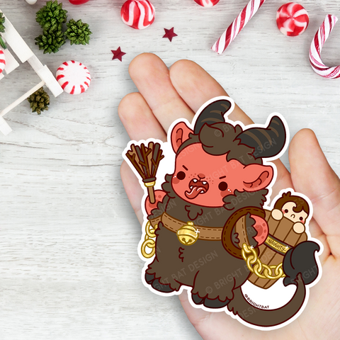 Krampus Vinyl Sticker