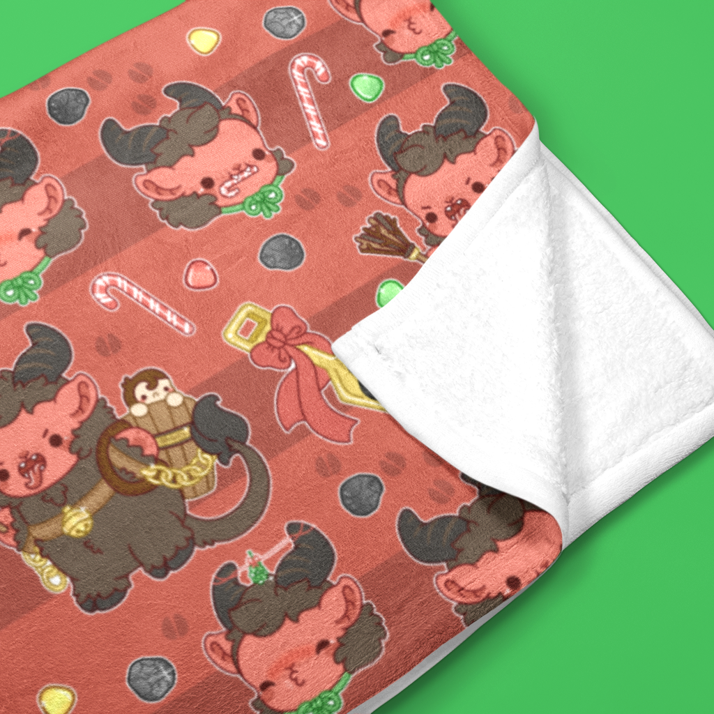 Krampus Throw Blanket