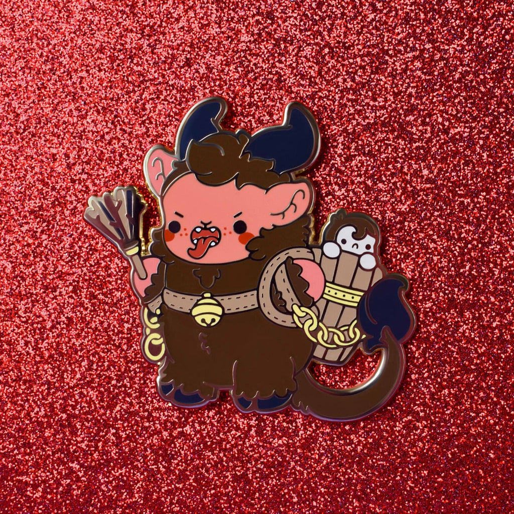 Krampus Nugget Enamel Pin
