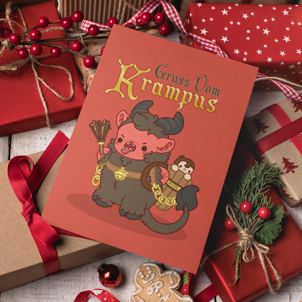 Krampus Holiday Card