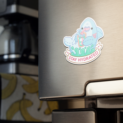 Stay Hydrated Shark Magnet