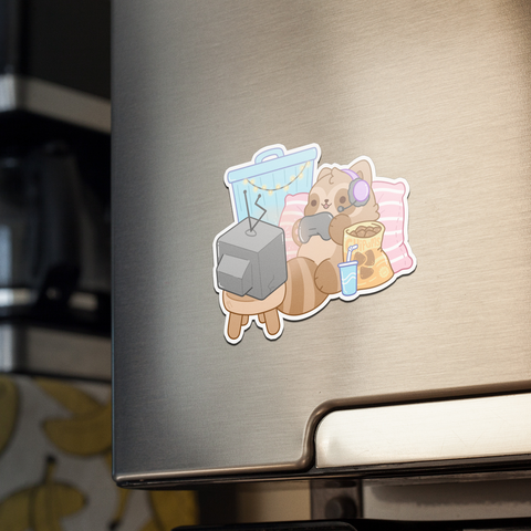 Gamer Raccoon Magnet