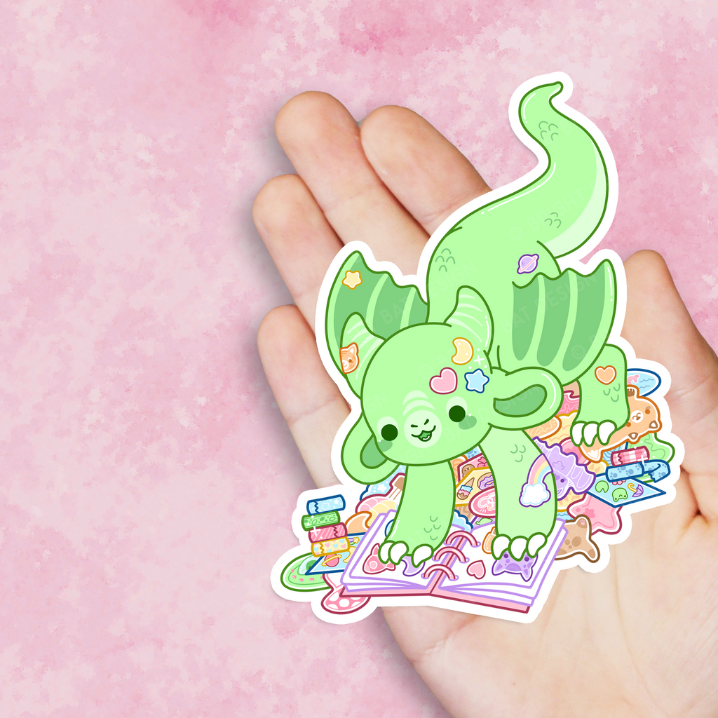Sticker Hoarding Dragon Vinyl Sticker