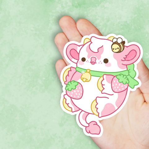 Garden Cow Nuggets Vinyl Sticker Set