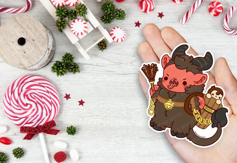 Krampus Vinyl Sticker