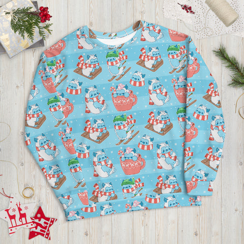 Grumpy Yeti All-Over Sweatshirt