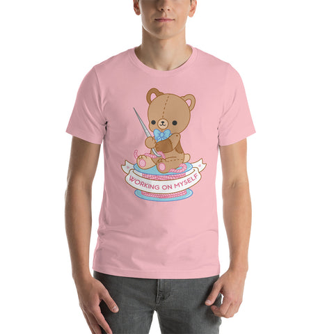 Working on Myself Teddy Bear TShirt