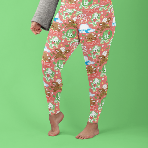Winter Cows Plus Size Leggings