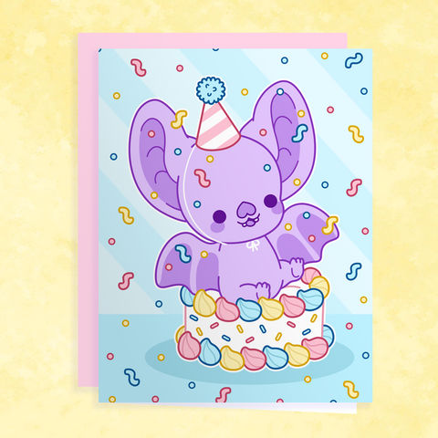 Birthday Bright Bat Card