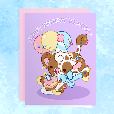 Happy Birthday to Moo Cow Card