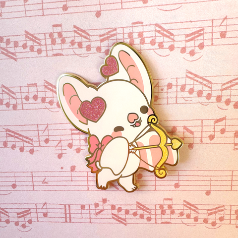 Cupid Bright Bat Enamel Pin