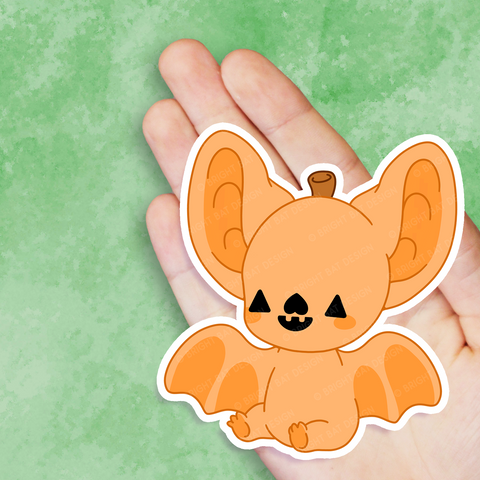 Jackolantern Bright Bat Vinyl Sticker