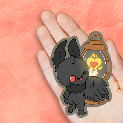 Mothman Lamp Vinyl Sticker