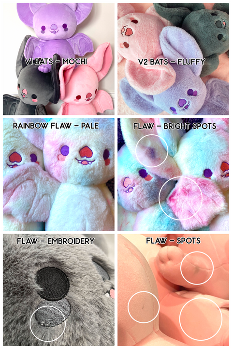 V2 Bats - Flawed Plushies