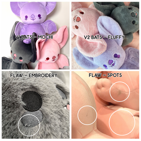 V1 Bats - Flawed Plushies
