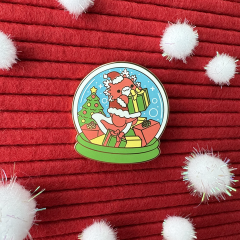 Snow Globe Lotl Blind Bag Enamel Pins