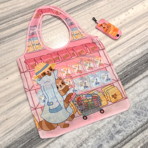Grocery Raccoons Reusable Bag