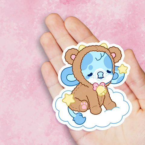 PJ the Sleepy Cow Vinyl Sticker