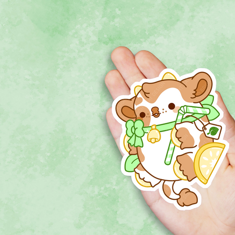 Summer Cow Nuggets Vinyl Sticker Set