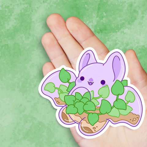 Terrarium Bat Vinyl Sticker