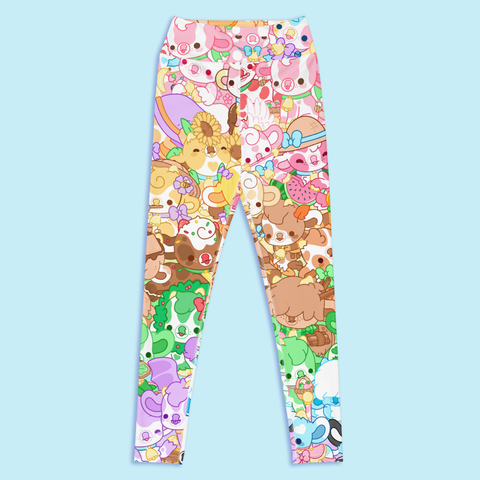 Cow Collage Leggings