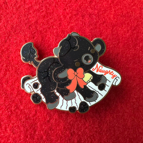Smudge the Coal Cow Enamel Pin